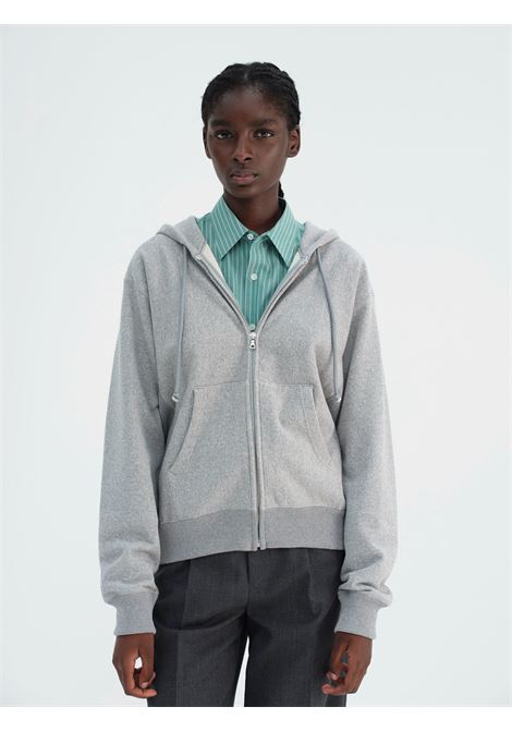 sweatshirt smooth soft bd woman grey AURALEE | A25SP04TUTOP GRAY
